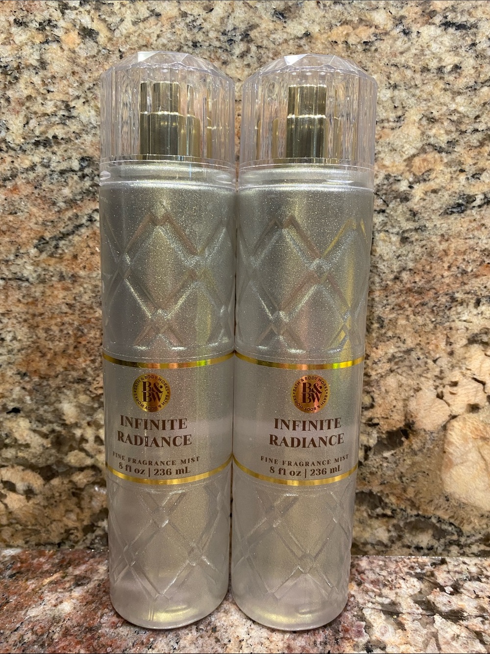 2) - “INFINITE RADIANCE” Fine Fragrance Mist by B&BW, 8-fl oz / 236 mL, NWTag